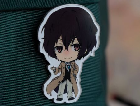 БУЛ-0004-2 Значок акриловый фигурный Bungou Stray Dogs 