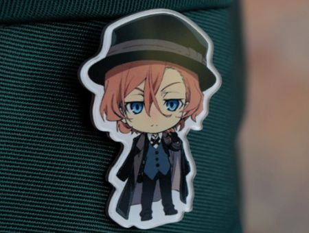 БУЛ-0004-3 Значок акриловый фигурный Bungou Stray Dogs 