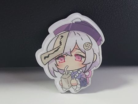 Значок акриловий фігурний Геншин Імпакт Ці Ці Genshin Impact БУЛ-0019-2