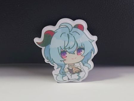 Значок акриловий фігурний Геншин Імпакт Гань Юй Genshin Impact БУЛ-0019-4