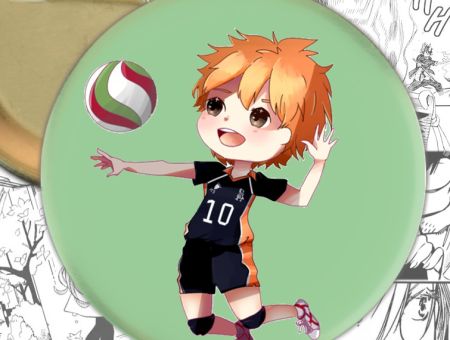 значок Haikyuu!! Волейбол 000013 
