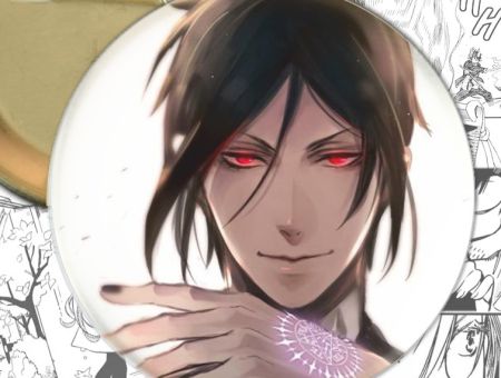 Значок Темний дворецький Black Butler 000066 