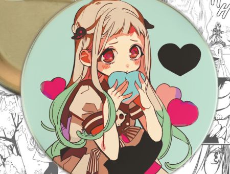 Круглый значок Toilet-bound Hanako-kun 000081