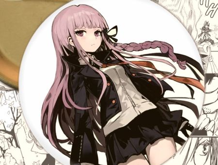 Значок Кеко Кірігірі  Danganronpa 000088