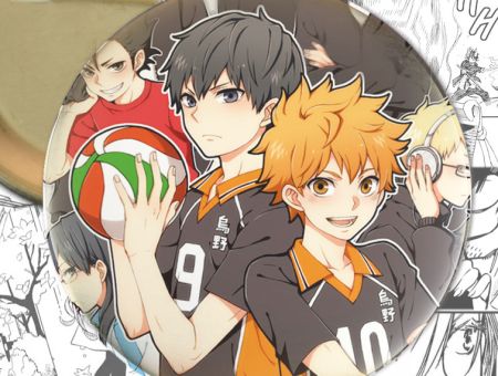 значок Haikyuu!! Волейбол!! 000100 