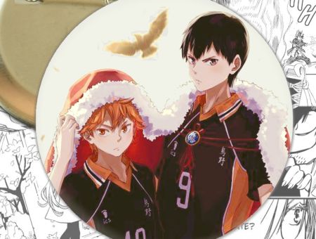 значок Haikyuu!! Волейбол!! 000103 круглый