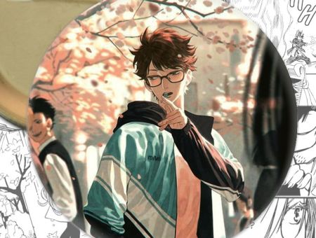 Значок Haikuyy!! Волейбол!! 000104