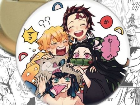 Значок Клинок,що розтинає демонів Demon Slayer 000119