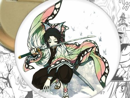 Значок Клинок, що розтинає демонів Шинобу Demon Slayer 000123