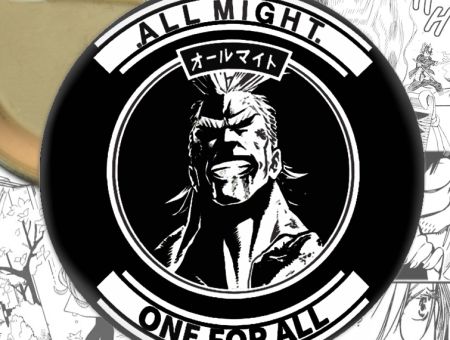 Значок Тошинорі Ягі Моя геройська академія My Hero Academia Boku no Hero Academia 000136