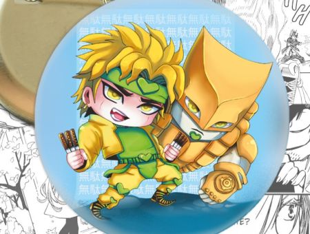 значок Невероятные приключения ДжоДжо Дио Брандо Jojo's Bizarre Adventure 000153 