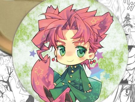 Значок Нориаки Какёин Невероятные приключения ДжоДжо Jojo's Bizarre Adventure 000158