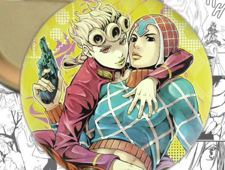 Значок Джорно Джованна Гвидо Миста Невероятные приключения ДжоДжо Jojo's Bizarre Adventure 000160