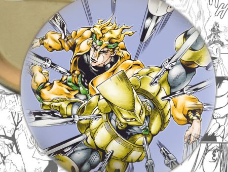 Значок Невероятные приключения ДжоДжо Дио Брандо Jojo's Bizarre Adventure 000162