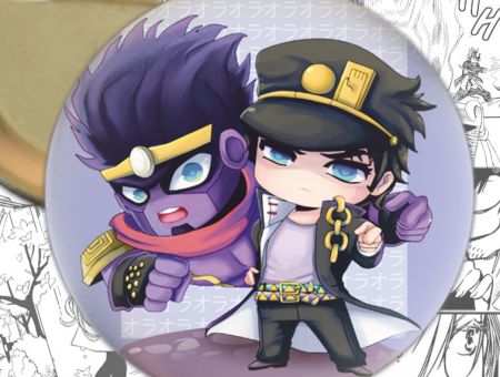 Значок Джотаро Куджо Невероятные приключения ДжоДжо Jojo's Bizarre Adventure 000168