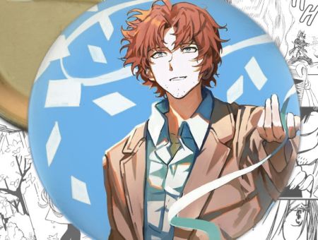 Значок Великий з бродячих псів Ода Сакуноске Bungo Stray Dogs 000184