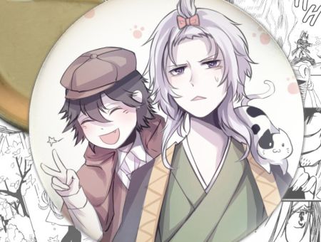 Значок Bungo Stray Dogs 000211 Круглий