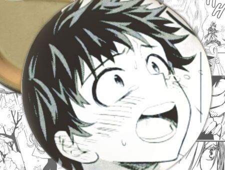 Значок Ahegao Моя геройська академія Boku no Hero Academia 000246