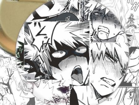 Значок Моя геройська академія Ahegao Boku no Hero Academia 000250