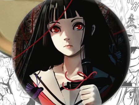 Значок  Hell Girl Адська дівчинка 000270