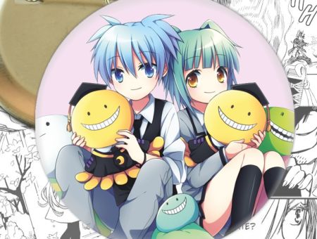 Круглый значок Assassination Classroom 000282