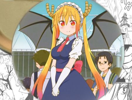 Значок Kobayashi-san Chi no Maid Dragon 000287