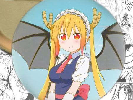 Значок Kobayashi-san Chi no Maid Dragon 000288