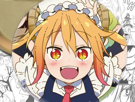 Значок Kobayashi-san Chi no Maid Dragon 000291