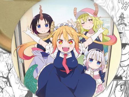 Значок Kobayashi-san Chi no Maid Dragon 000292