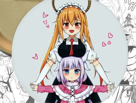 Значок Kobayashi-san Chi no Maid Dragon 000293