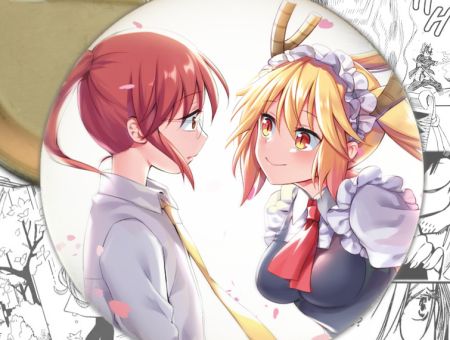 Значок Kobayashi-san Chi no Maid Dragon 000295