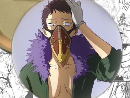 значок Boku no Hero Academia 000379 Круглий