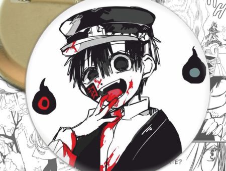 Круглый значок Toilet-bound Hanako-kun 000384