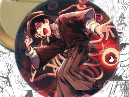 Круглый значок Toilet-bound Hanako-kun 000389 