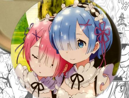 Значок Re:Zero Життя з нуля в альтернативному світі 000396