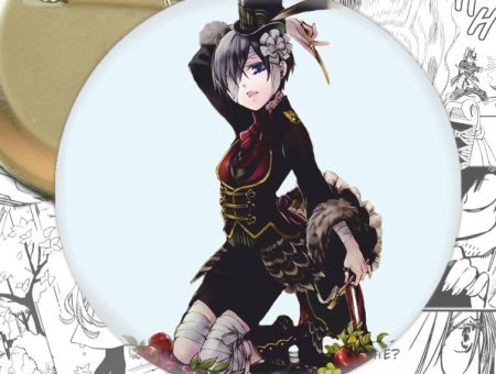 Значок Сиель Темний дворецький Black Butler 000405 