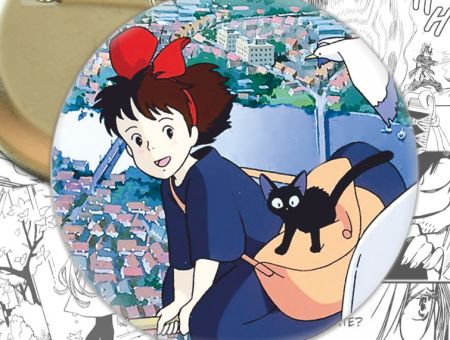 Значок аніме Kiki's Delivery Відьмина служба доставки 000412
