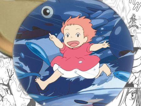 Значок аніме Рибка Поньо на кручі Ponyo on the Cliff by the Sea 000424