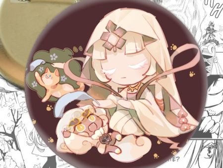 Значок Містік Флор Кукі ран Cookie run 004256