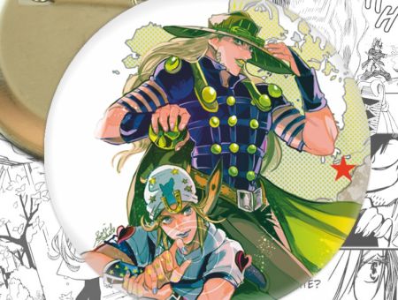 Значок Джайро Цеппели и Джонни Джостар ДжоДжо Jojo's Bizarre Adventure 004278