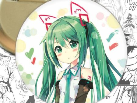 Значок Hatsune Miku 000442