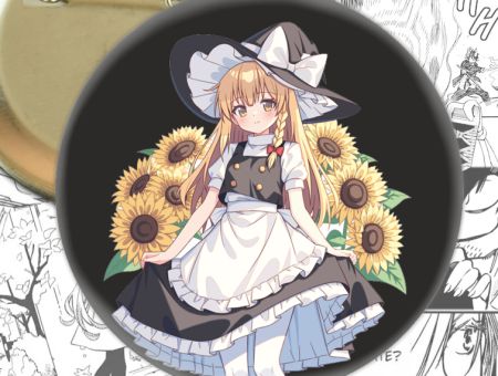 Значок Мариса Тохо проект Touhou Project 004442 