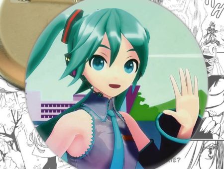 Значок Хацунэ МикуHatsune Miku 000445 