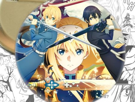 Значок Майстер меча онлайн Sword Art Online Кіріто, Юджіо, Аліса 000450