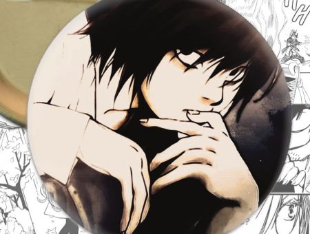 Значок Death Note Зошит смерті 000454