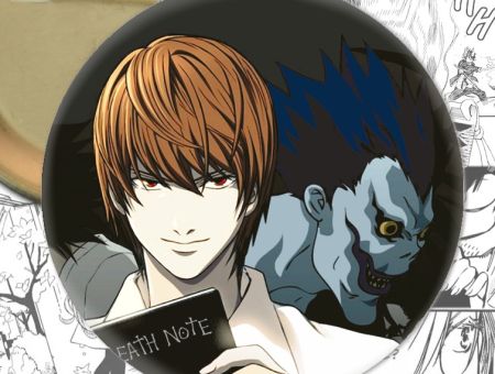 Значок Death Note Зошит смерті 000456
