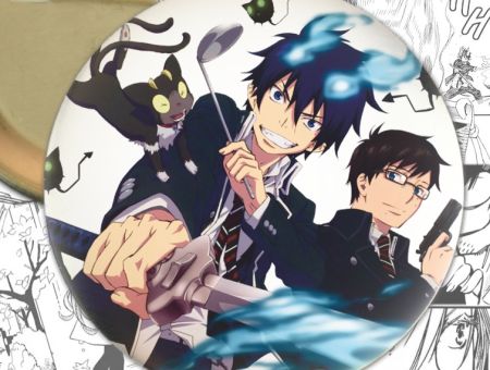 Значок Blue Exorcist 000532