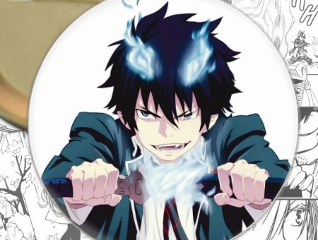 Значок Blue Exorcist 000560