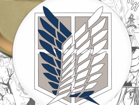 Значок Разведкорпус Атака Титанов Attack on Titan 000602