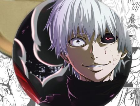 Значок аниме Tokyo Ghoul Токийский гуль 000732